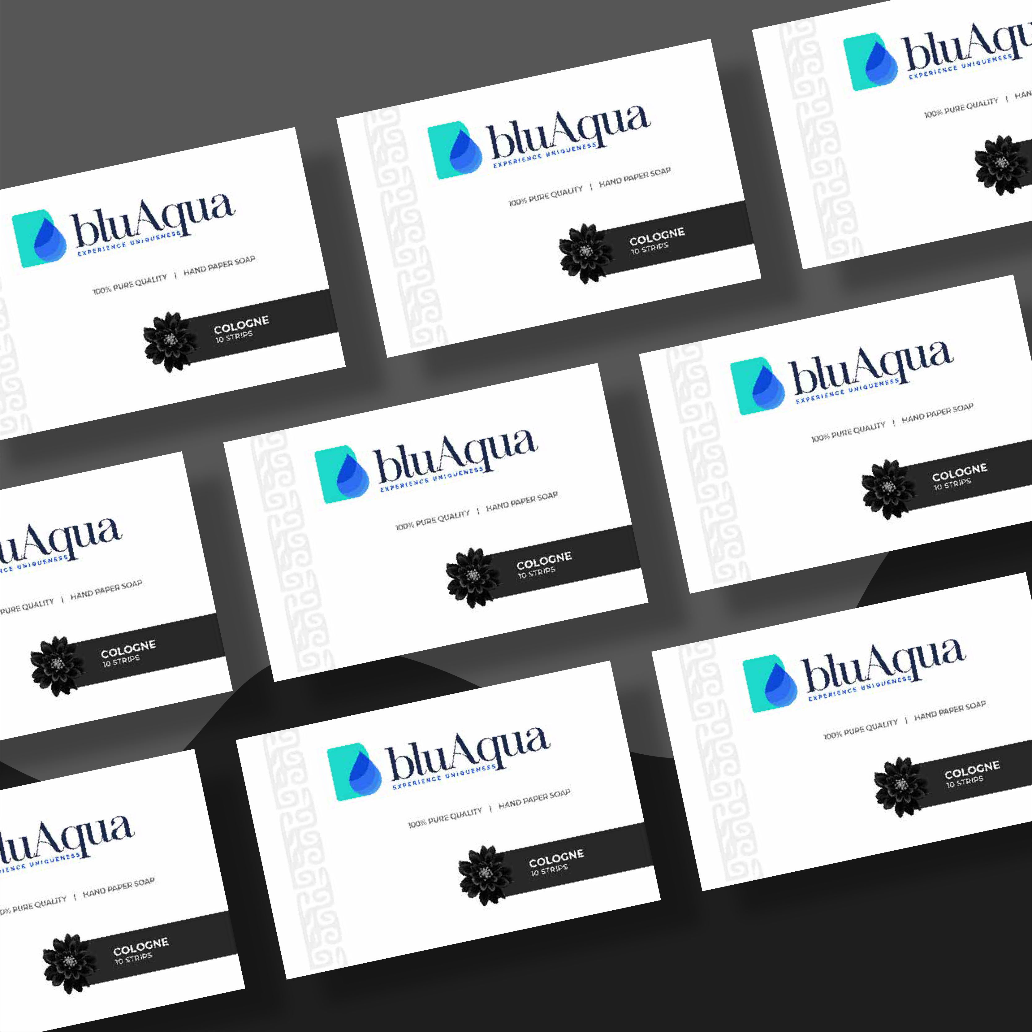 Blu Aqua Hand paper soap-Cologne