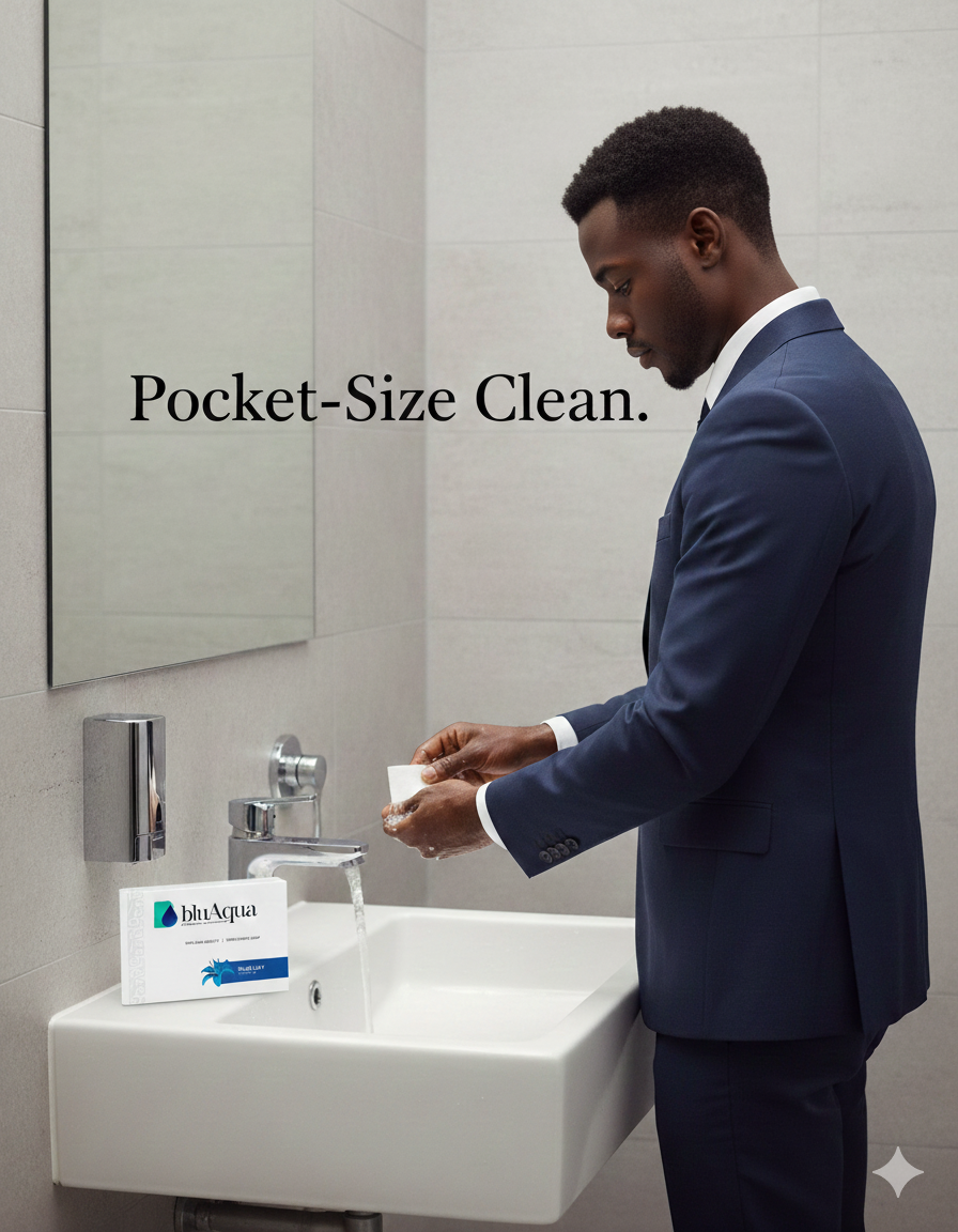 Buy Blu Aqua Hand paper soap- Blue Lily for KES 100.00 in Kenya. High quality products. Order now on WhatsApp! - Image 2