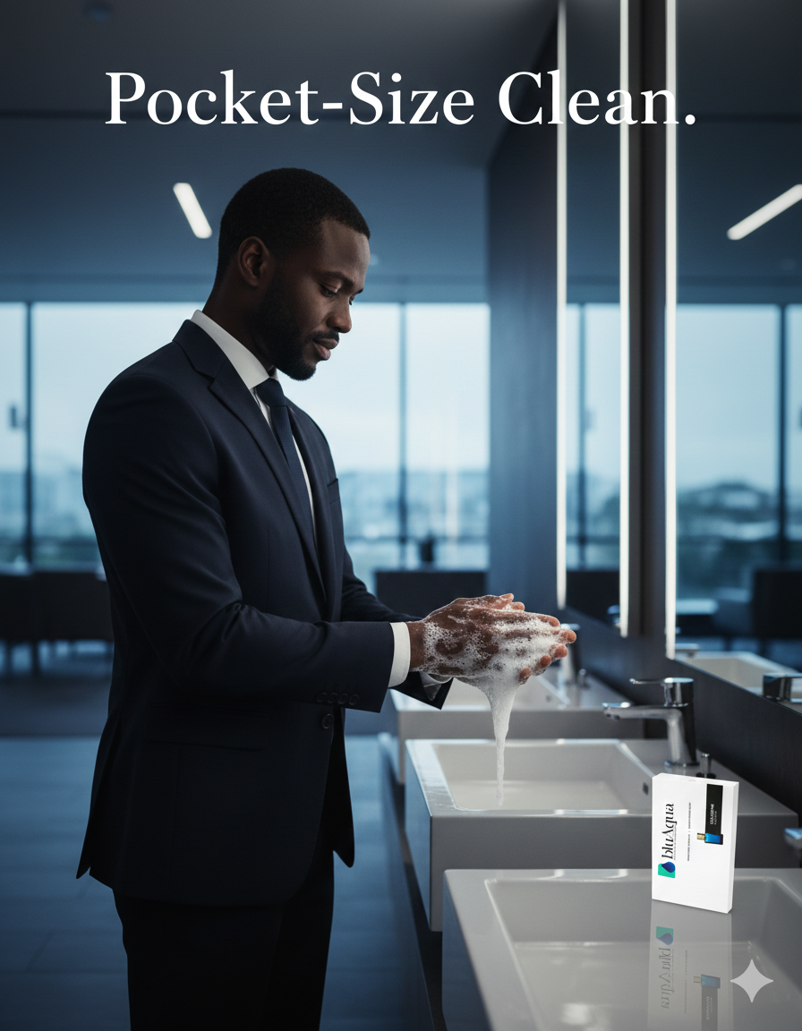 Buy Blu Aqua Hand paper soap-Cologne for KES 100.00 in Kenya. High quality products. Order now on WhatsApp! - Image 1