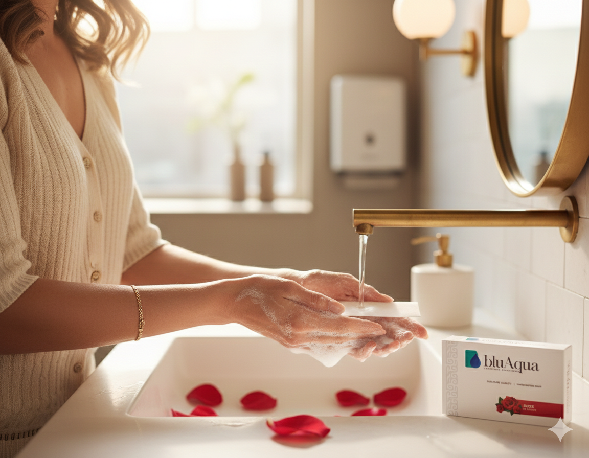 Buy Blu Aqua Hand paper soap-Rose for KES 100.00 in Kenya. High quality products. Order now on WhatsApp! - Image 2