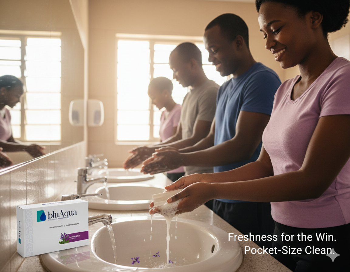 Buy Blu Aqua Hand paper soap-Lavender for KES 100.00 in Kenya. High quality products. Order now on WhatsApp! - Image 2