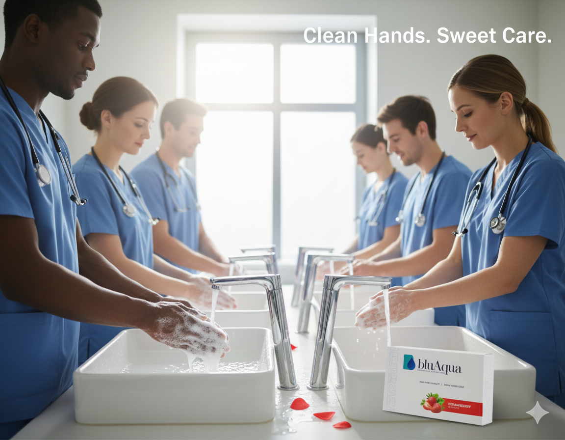 Buy Blu Aqua Hand Paper Soap-Strawberry for KES 100.00 in Kenya. High quality products. Order now on WhatsApp! - Image 2