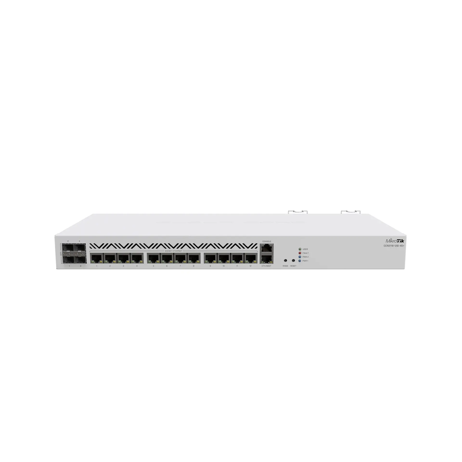 MikroTik CCR2116-12G-4S+ – High-Performance 16-Core Cloud Core Router