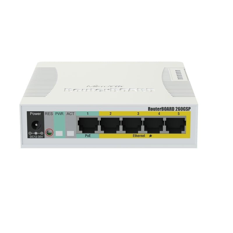 MikroTik RB260GSP – Gigabit PoE Router