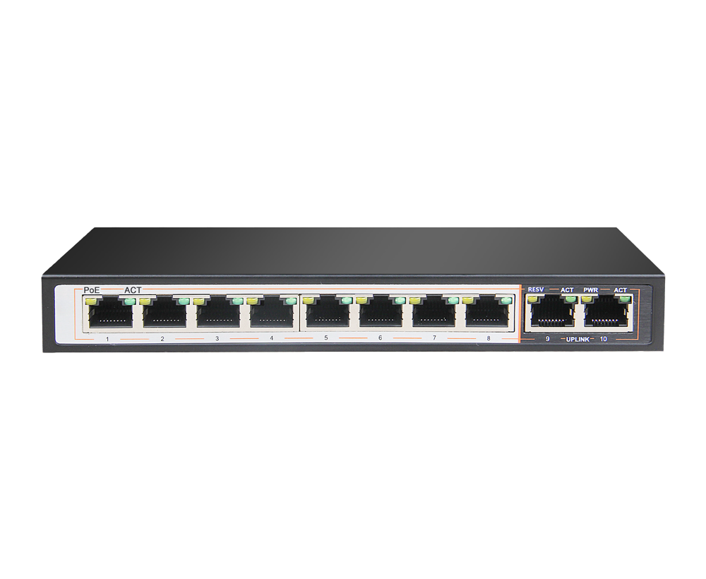 D-Link DGS-F1010P-E – 10-Port Gigabit Unmanaged PoE Switch