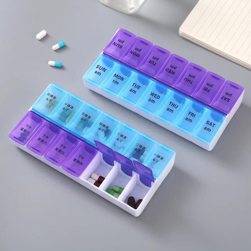 Never miss a dose with this 14-day pill organizer. Perfect for daily medication management. KES 850 only. Order on WhatsApp today from Tuiks Enterprise Nairobi! - Image 1